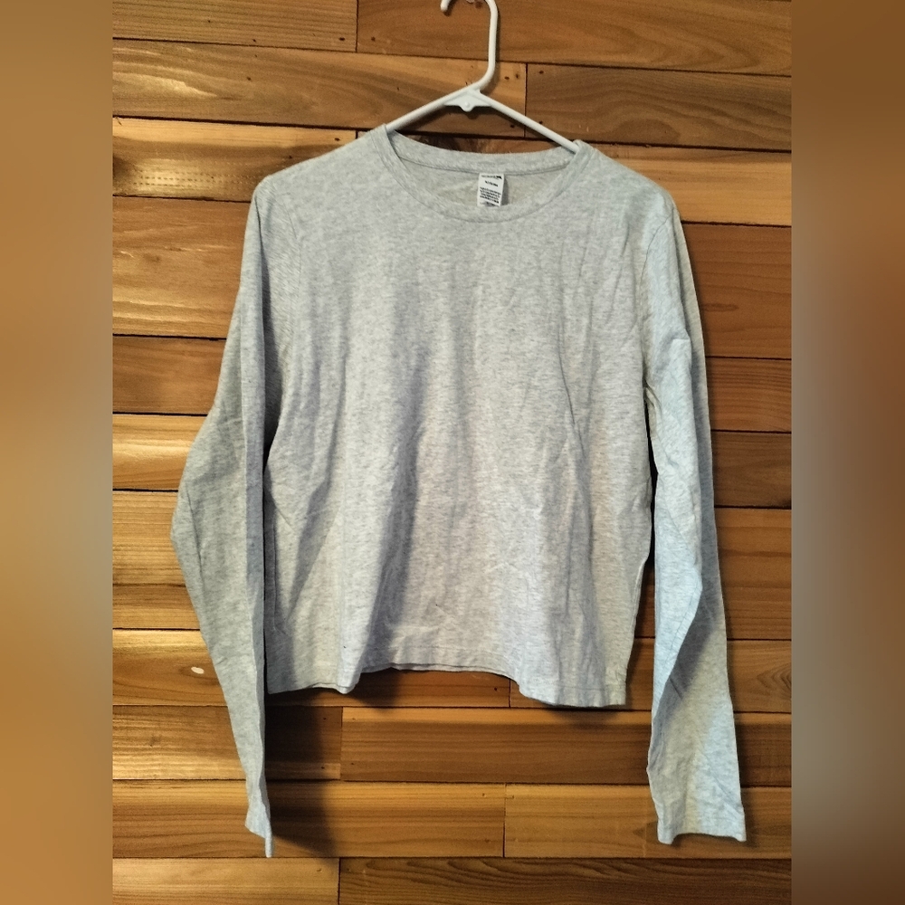 Victoria's secret PINK long sleeve gray, new!